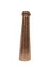 Pure copper narrow vessel hammerd finish bottle (1L)