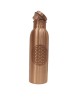 Pure copper plain water bottle with design (1L)