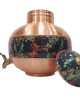 Pure Copper Pot with Meena Work and 12L Water Dispenser