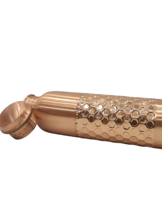 Pure copper water bottle honeybee edition (1L)