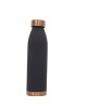 Pure Copper Water Bottle with Silk Black Finish