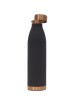 Pure Copper Water Bottle with Silk Black Finish