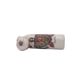 Pure copper meena work water bottle with lucky turtle edition (1L)