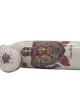 Pure copper meena work water bottle with lucky turtle edition (1L)