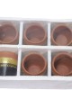 Re-useable printed clay kullhad tea cups set of 6 ( Black &  Gold ,multi purpose) 