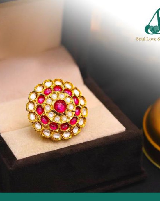 Kundan, Coloured Stones and Zircons in High Quality Brass & Copper