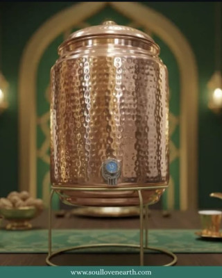 Handcrafted Hammered Copper Water Dispenser (10L)